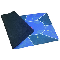 Grand tapis de poker Texas Hold'em - Caoutchouc naturel et polyester 120x60cm 2mm d'épaisseur Sac de transport gratuit