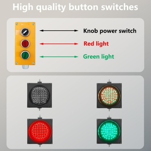 Semáforo LED de 8 Pulgadas (200 mm), AC85-265V, Señales de Parada/Avance, Certificado por la FCC, Envío Rápido en 24 Horas, Precio Directo, Envío desde Fábrica en EE. UU. - Product Image 3