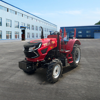 Hot Mini tracteur à roues agricole 4x4 70HP/80HP avec caractéristiques automatiques et moteur Core 4WD prix bon marché de Chine