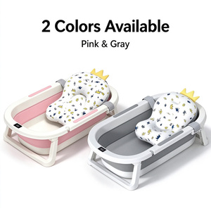 <span class=keywords><strong>Baignoire</strong></span> pliable pour bébé, ensemble de bain pour bébé 6 <span class=keywords><strong>en</strong></span> 1 avec capteur de température, <span class=keywords><strong>baignoire</strong></span> pour bébé de 0 à 3 ans |   Mingtu - Product Image 2