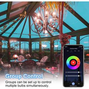 Lampadina LED Intelligente Antela E27 5W RGB CCT 2700K-6500K AC, Controllo App, Dimmerabile, WiFi, Luce da Soffitto - Product Image 3