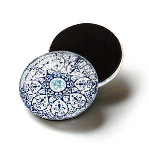 Custom Mandala 3D <b>Glasses</b> Magnet <b>Fridge</b> Diy Porcelain Refrigerator Magnet Sticker - Product Image 1