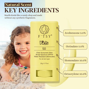Bastoncino <span class=keywords><strong>per</strong></span> la protezione solare trasparente <span class=keywords><strong>per</strong></span> <span class=keywords><strong>bambini</strong></span> 20g resistente all'acqua <span class=keywords><strong>per</strong></span> <span class=keywords><strong>bambini</strong></span> SPF 50 ad ampio spettro <span class=keywords><strong>per</strong></span> tutti i tipi di pelle - Product Image 4