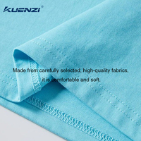 Camiseta Kuenzi Regular Personalizada con Logotipo, Cuello Redondo, Manga Corta, 100% Algodón, 240GSM, Hombros Caídos, Talla Grande para Mujer