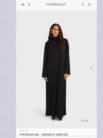 Robe en jersey essentielle pour femmes Sharut, robe moulante, robe intérieure à manches longues, abaya avec des caractéristiques respirantes pour le Ramadan Merrachi