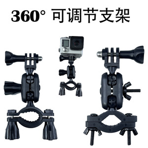 ที่ยึดกล้องแอคชั่น GoPro แบบปรับได้ ที่หนีบแฮนด์พลาสติกสำหรับกล้องกีฬาสำหรับมอเตอร์ไซค์ - Product Image 2