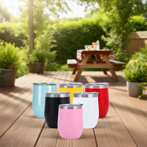 OEM/ODM Stainless Steel Tumbler 8oz 10oz <b>Double</b> <b>Wall</b> Vacuum Insulated Travel Mug Keep Warm Cold Portable Stackable - Product Image 2