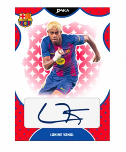 การ์ดสะสมคุณภาพสูง นักเตะชื่อดังระดับโลก ดาก้า บาร์เซโลน่า เมสซี่ ซัวเรซ เนย์มาร์ โรบิโน่ ปี 2025-2026 - Product Image 4