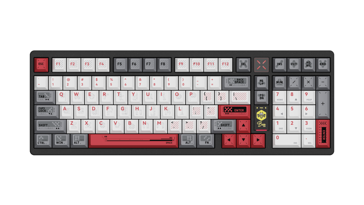 X100 Max noir (interrupteur miel-HMX)