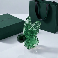 Nouvelle conception, flacon de parfum en verre vide unique, 50 ml, 100 ml, rectangulaire, avec bouchon à pression, flacons de parfum en verre de luxe avec boîte cadeau