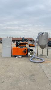 เครื่องรีไซเคิลฟิล์มพลาสติก PP LDPE HDPE แบบเม็ดพร้อมระบบระบายความร้อนด้วยลม - Product Image 2