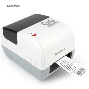 Soonmark 4 Inch Barcode Label Stiker Printer Desktop Sublimasi Thermal Transfer Panas