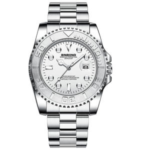 นาฬิกาข้อมือควอตซ์ผู้ชาย B930 รุ่นใหม่ ดีไซน์เท่ห์ พร้อมส่ง โลโก้สั่งทำได้ กระจกคุณภาพสูง กันน้ำ 3BAR สายสแตนเลส สไตล์สปอร์ต - Product Image 4