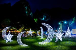 Promo Spesial Dekorasi <span class=keywords><strong>Ramadan</strong></span> dan Idul Fitri Lampu Motif Jalan Lampu LED Lampu Idul Fitri Dekorasi <span class=keywords><strong>Ramadan</strong></span> - Product Image 6