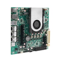 Placa Base NAS Intel Twin Lake N150 de 6 Bahías, 4 Núcleos, 1*10G, 2*2.5G LAN, 6*SATA3.0, 2*NVMe, 1*DDR5, Firewall, ITX, para Servidor Doméstico