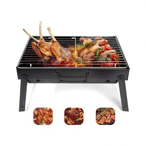 High Quality Modern Portable Square Stainless Steel <b>Foldable</b> <b>BBQ</b> Grill OEM/ODM Product - Product Image 1