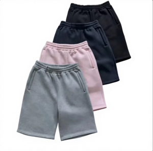 Men's Mid-Rise Breathable Cotton Sweat Shorts Heavyweight French Terry Drawstring Streetwear Casual Summer Custom Logo OEM - Product Image 1