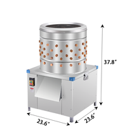 Promotion Exceptionnelle: Plumeuse Automatique pour Poulets en Acier, Machine Avicole pour Nettoyage et Plumage, Utilisée en Abattoir sur Ligne d'Abattage