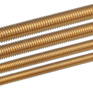Varillas Roscadas Completas de Latón con Acabado Liso DIN 975, de un Metro de Longitud, M4-M20 - Product Image 1