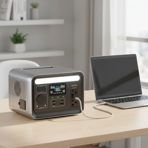 Estación de Energía Portátil de 140W con Carga Rápida, 350W de Salidas de CA, Batería Lifepo4, Generador Solar con Onda Sinusoidal Pura para Exteriores - Product Image 1