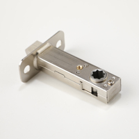 Cylindres de serrure à languette à pas variable de 70 mm, argentés, 35-45 mm, en acier et zinc durables pour portes de maison et de salle de bain