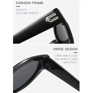 The Latest Fashion Cat-eye Rice <b>Nail</b> Small Frame <b>U</b>-shaped Mark Sun Glasses Personalized Fashion Luxury Glasses Woman Glasses - Product Image 6