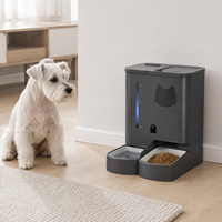 Distributeur automatique de nourriture pour chat 2 en 1, écologique, moderne, intelligent, avec contrôle par application WiFi et caméra