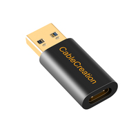 Adaptateur USB 3.0 Type A mâle vers USB C femelle CableCreation OTG, convertisseur Type C pour ordinateurs portables