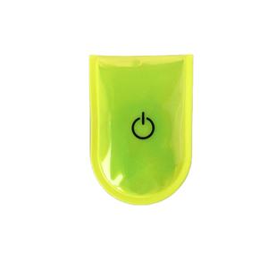 LED Light outdoor sports safety warning riflettente PVC plastic printed logo magnet clip on strobe per run walking bike cycling - Product Image 5