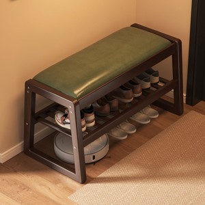 Wan Yusen Shoe Rack Bench With Storage Space Saving Entryway Furniture For Sneakers And High Heels - Product Image 3