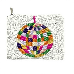 Monedero de Lona con Cuentas de Alta Calidad con Temática Deportiva para Mujer, Mini Bolso de Mano Romántico con Corazón de Diamantes de Imitación, Regalo de San Valentín - Product Image 2
