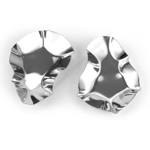 ถาดสแตนเลสสีเงินสำหรับจัดเก็บอาหารและโชว์อาหาร รุ่น Syh407 ขายส่ง มีหลายขนาดให้เลือก เหมาะสำหรับห้องนั่งเล่นและห้องครัว - Product Image 1