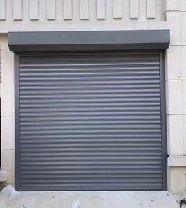 Porte roulante double couche antivol et résistante au vent Villa européenne <span class=keywords><strong>garage</strong></span> porte à volet roulant en alliage d'aluminium - Product Image 1
