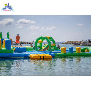 Parcs d'eau gonflable pour l'extérieur, course d'obstacle, île flottante sur le lac de mer - Product Image 5
