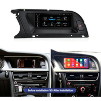 Autoradio 8 cœurs 8,8/10,25/12,3 pouces pour Audi A4L 2009-2016, système Android, navigation GPS, Bluetooth, Carplay, WIFI, écran partagé, multimédia
