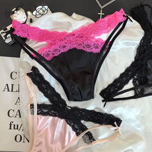 Culottes en satin croisé à taille haute style Spice Girls, en dentelle, pour femmes - Product Image 6