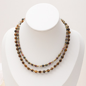 Collares de Piedras Naturales Geométricas de Colores Variados al por Mayor, Chapados en Oro de 18K, Estilo Bohemio, Personalizables, Regalo para Pequeñas Empresas - Product Image 3