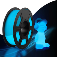 Filament PLA vert fluorescent dans le noir, 1,75 mm, filament d'impression 3D vert lumineux, bobine de 1 kg, filament PLA pour impression 3D