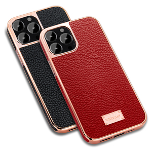 VIETAO personalizza Logo fashion custodia per cellulare in pelle per <span class=keywords><strong>iphone</strong></span> 13Pro 13 12 11 placcatura in oro rosa custodia rigida per telefono all'ingrosso - Product Image 1