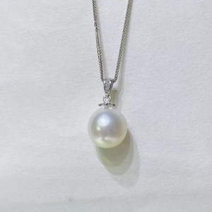 DIY Simple Fashion Pendant 9-13mm Beads S925 <b>Silver</b> 31353DIY Accessories for Female Empty Stand 925 <b>Sterling</b> <b>Silver</b> <b>Necklace</b> - Product Image 4