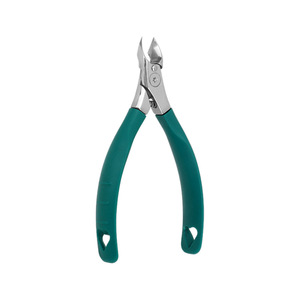 Stainless Steel Eagle Beak Nail Clippers Green Handle Portable Thick Nail Trimmer Cuticle Cutter Manicure Tool - Product Image 1