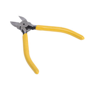 คีมตัดลวดเหล็กคาร์บอน 5 6 นิ้ว ความแข็งสูง เครื่องมือช่างไฟฟ้า ด้ามจับสีเหลือง เกรดอุตสาหกรรม - Product Image 2