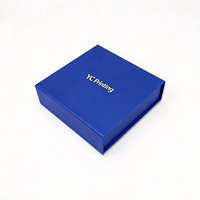 Boîtes cadeaux rigides en carton pliables avec logo personnalisé, emballage de luxe, boîtes en papier magnétique avec couvercle pour les petites entreprises