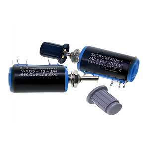 Potenciómetro bobinado de 10 vueltas, 2W, 1K Ω/<span class=keywords><strong>2.2K</strong></span> Ω/4.7K Ω/10KΩ, resistencia variable industrial de precisión, 1K, 2W, 1K - Product Image 6