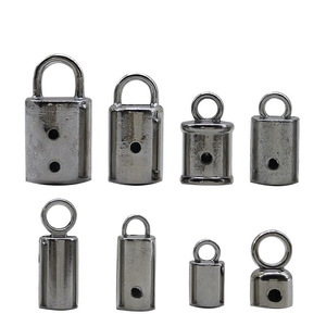 Stainless Steel <b>Lock</b> Pendant Hardware Accessories For Diy Bag Jewelry Shoe Clothing Silver Color Security Feature - Product Image 4