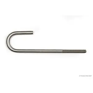 JM Brand M16 M25 Galvanized Zinc Plated Grade 8.8 Carbon Steel Stainless Steel L/J Type Hook Bolts M20 Astm A36 A325 Anchor Bolt