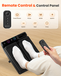 Slim Machine Vibration Heat Controlador de mano inalámbrico y panel de control 2 en 1 Masajeador de pies y pantorrillas - Product Image 4