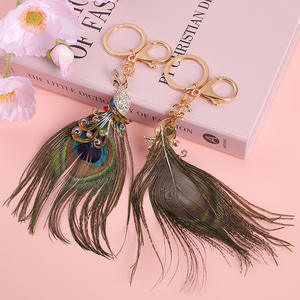 Женский брелок с подвеской в виде павлина - Product Image 5
