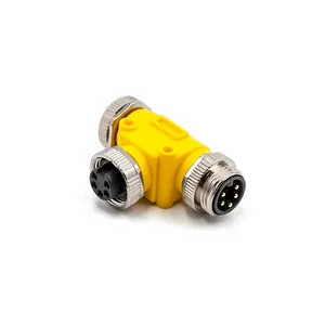 NMEA 2000 Network Single Tee Connector 5 Pin M12 One Male Two Female