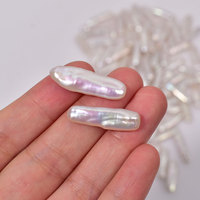 Perles baroques naturelles d'eau douce, lumières fortes, non poreuses, en vrac, pour ornements faits main DIY